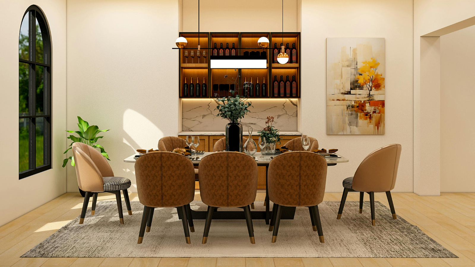 עיצוב פינת אוכל